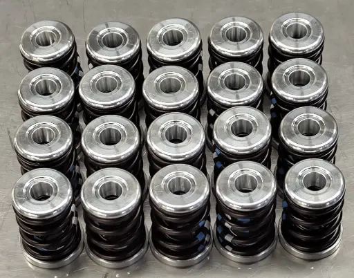 Audi 5 Zyl 20V - Ventilfedernsatz - verstärkt - Ventile mit 3 Rillen